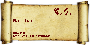 Man Ida névjegykártya